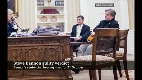 A US jury has found ex-president Donald Trump’s former strategist Steve Bannon guilty