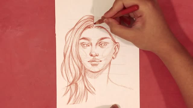 How to draw hair for beginners