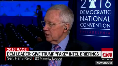 "Give Trump fake intel" says Harry Reid