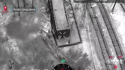 Russians Wiped Out Attempting to Secure Railyard Near Novogrodovka