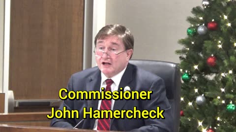 Commissioner John Hamercheck on use of Clerk Funds