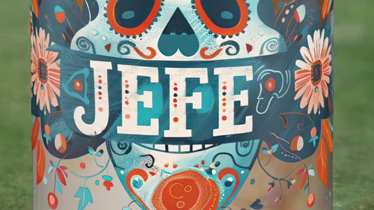 This iced coffee looks *fuerte*! Ready to sip like a jefe? ☕💀 #JefeVibes #IcedCoffee