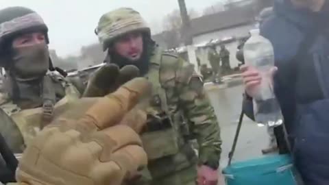 The russian army saved the civilians from the war