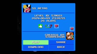 Mega Man Maker Level Highlight: "So Retro" by StarPerson