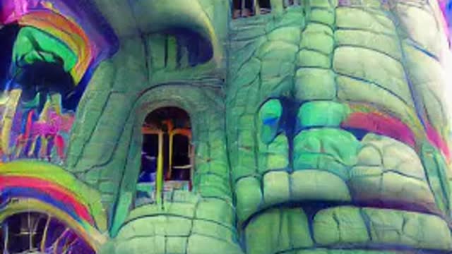 Psychedelic castle