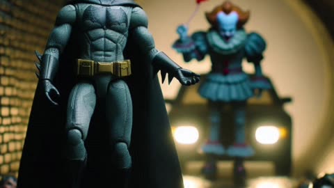 Batman vs pennywise ai toys