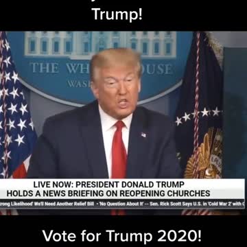 Thank you president Donald trump