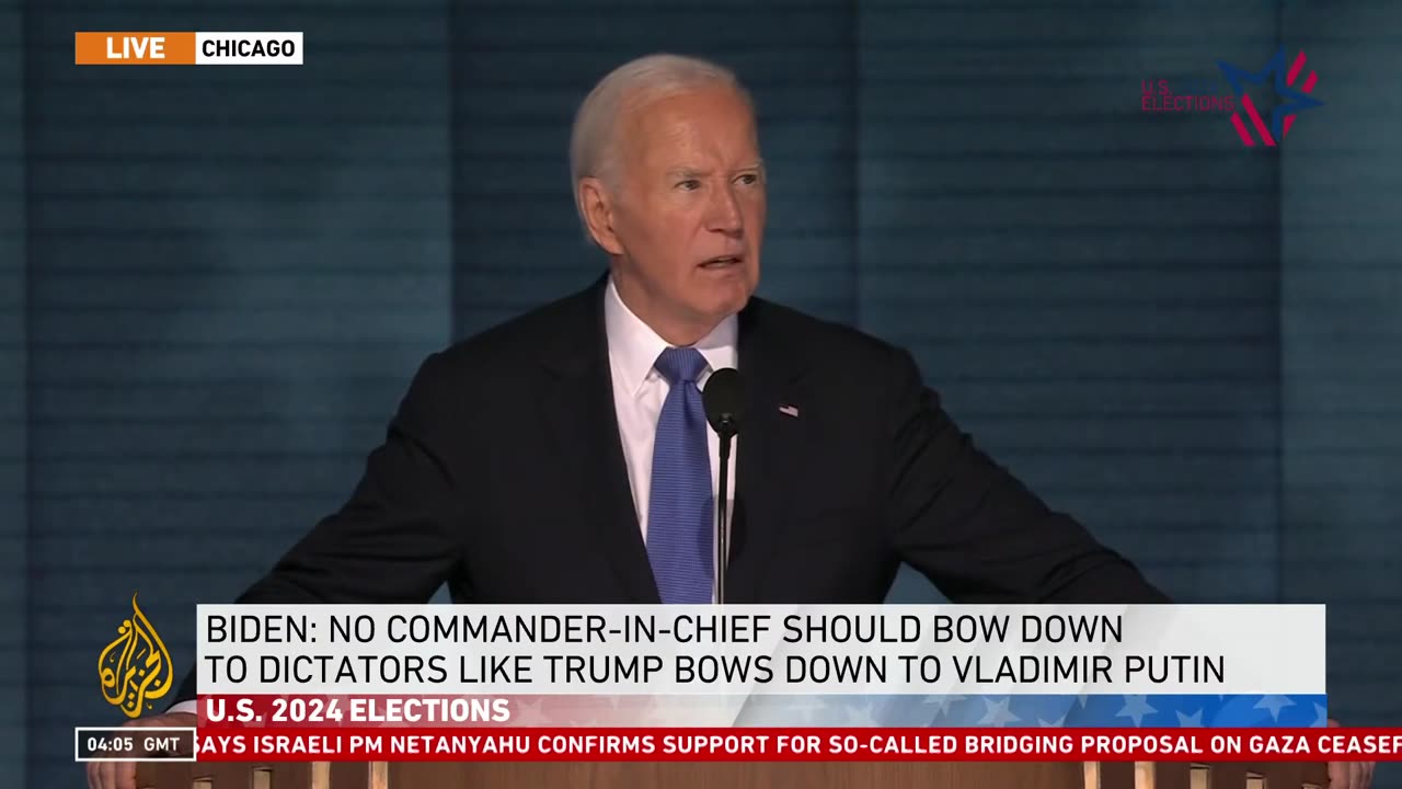 ‘Protesters have a point’, Biden says of Gaza demonstrators