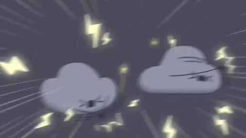 Clouds buzzing with fly
