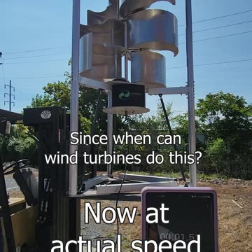 Wind turbines can do this???