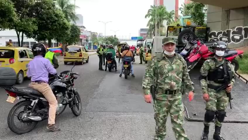 Refuerzan controles de movilidad en Bucaramanga