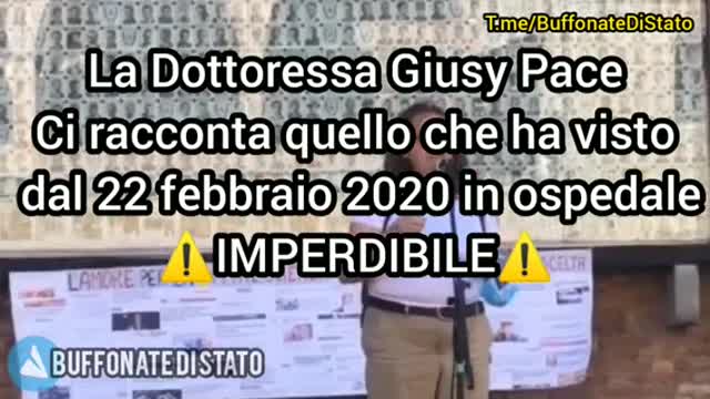 La dott.sa Giusy Pace parla di quel che vede negli ospedali