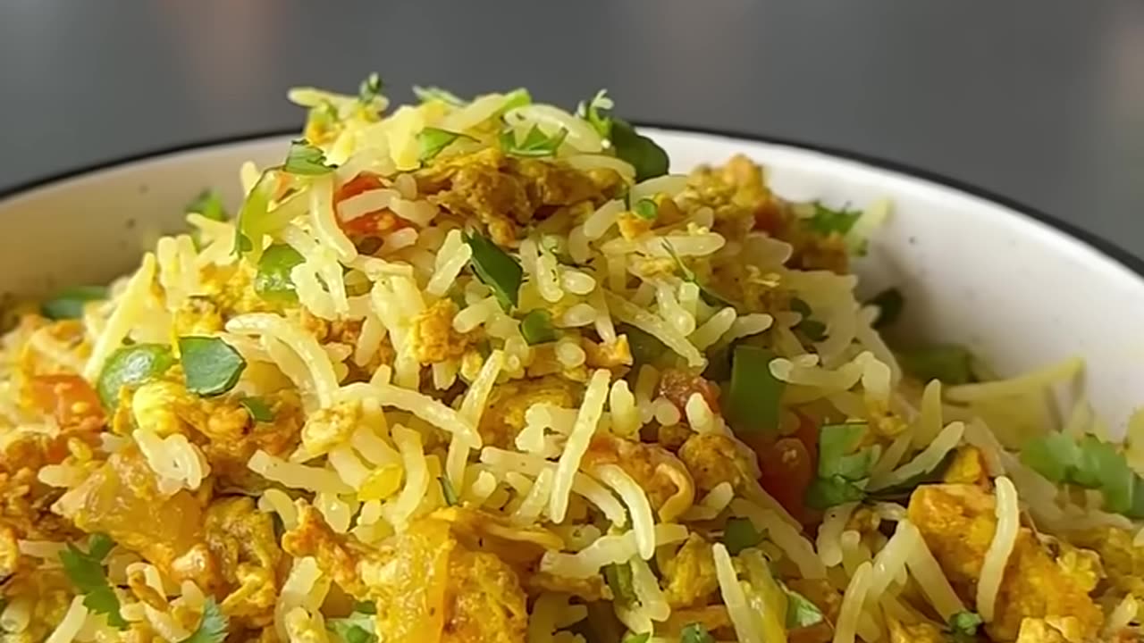 Egg rice recipe