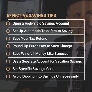 Carvellis Key Points! This one means "Effective Savings Tips"