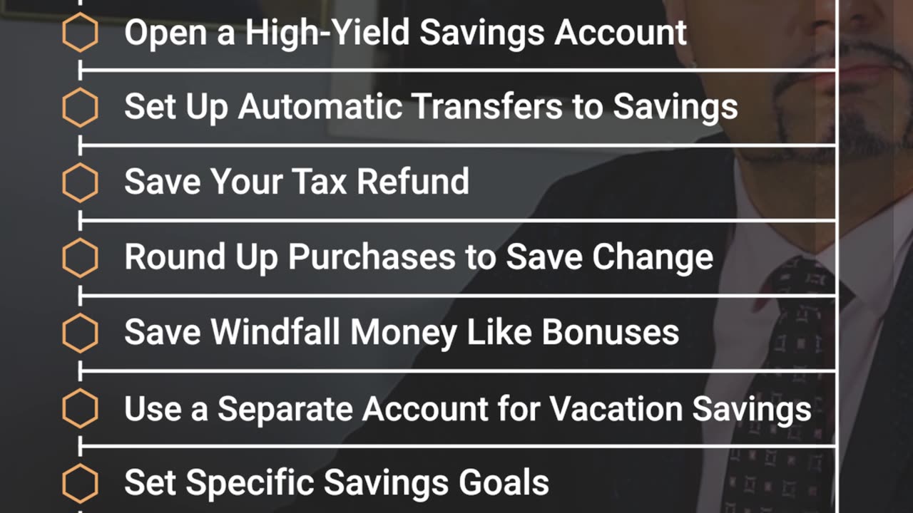 Carvellis Key Points! This one means "Effective Savings Tips"