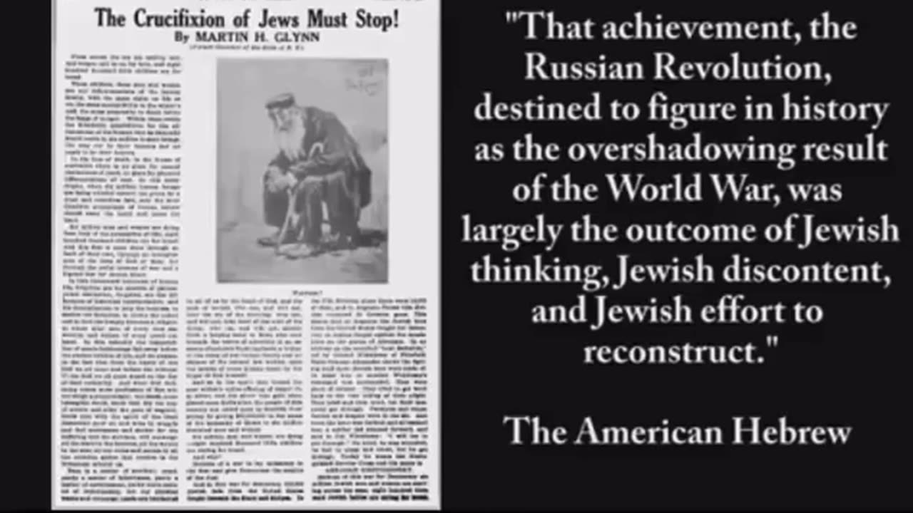 The Russian Revolution was not Russian, Bolshevism was a Jewish movement funded by Wall Street