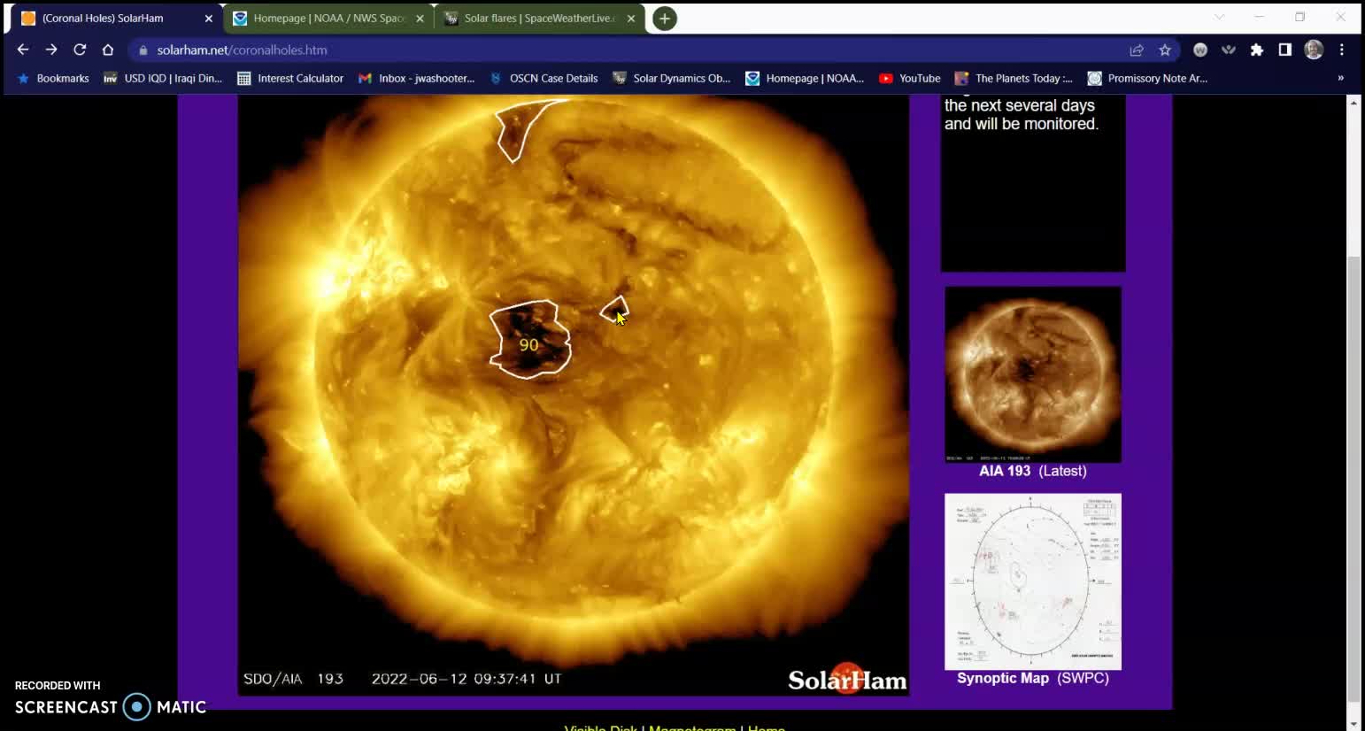 The sleeper has awakened, Solar Weather update 06-12-22