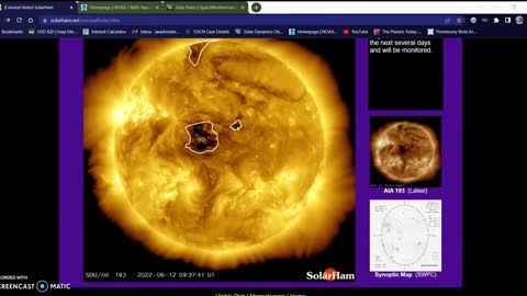 The sleeper has awakened, Solar Weather update 06-12-22