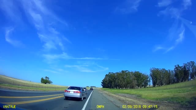 Woman Hurls Bottles on the Highway