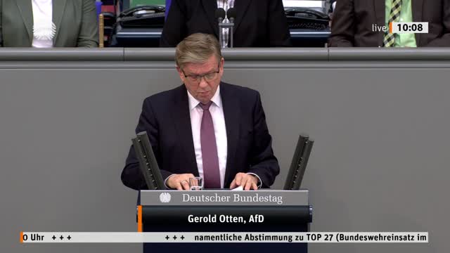 Gerold Otten Rede vom 20.05.2022 - Bundeswehreinsatz im Sahel mit Schwerpunkt Niger (EUTM Mali)