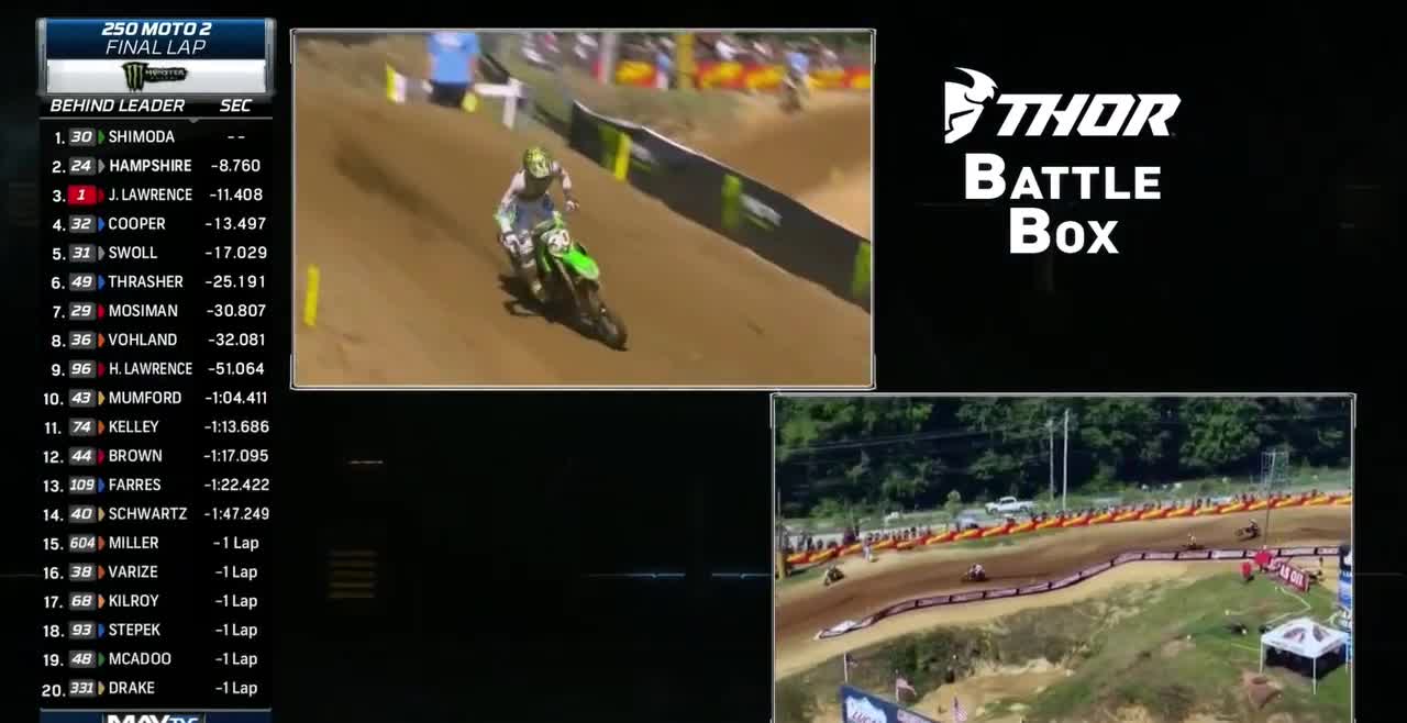 Budds Creek 250 Moto 2 - FINAL LAPS - SUPRISE WINNER