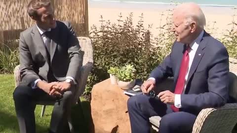 47th G7 Summit: Macron - Biden