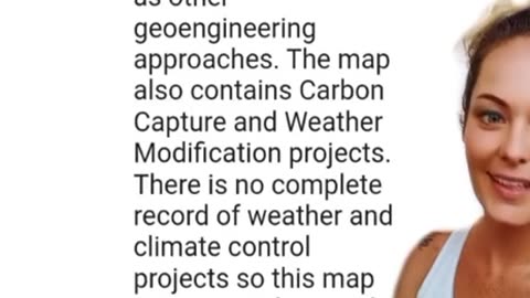 Chemtrails just a theory - The Geoengineerinng Map