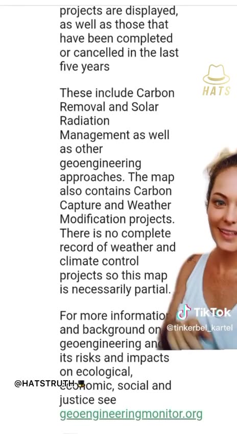 Chemtrails just a theory - The Geoengineerinng Map