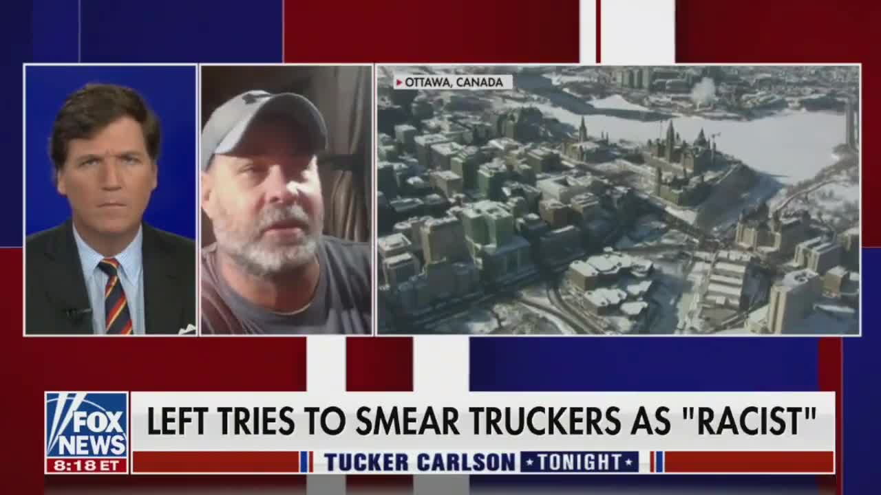 Freedom Convoy trucker joins from his truck