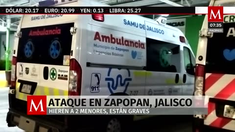 Ataque a balazos deja a dos menores heridos en Zapopan, Jalisco