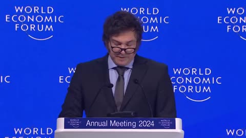Special address by Javier Milei, President of Argentina | Davos 2024 - WEF
