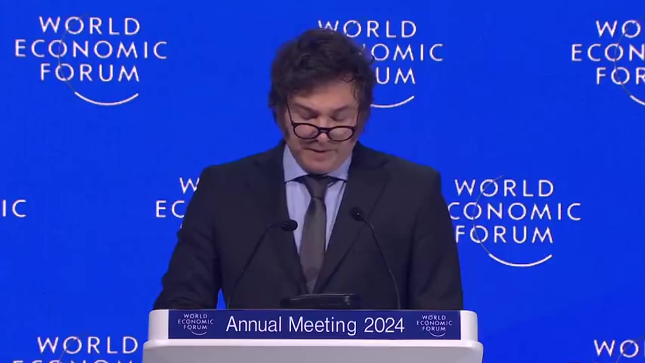 Special address by Javier Milei, President of Argentina | Davos 2024 - WEF