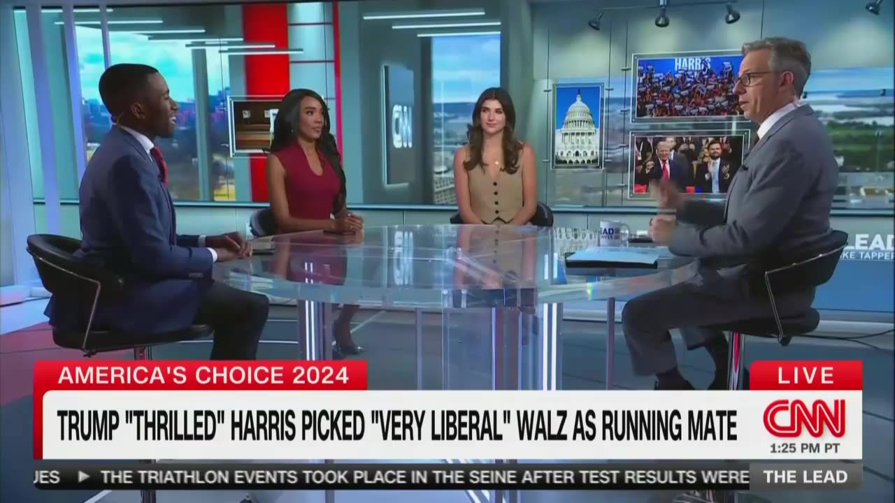 CNN's Jake Tapper Rips Tim Walz For Couch 'Gross Smear' Of JD Vance