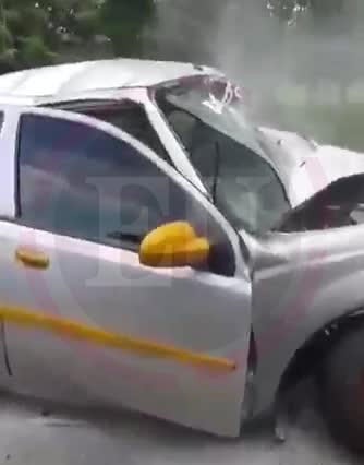 Accidente en la Vía al Mar