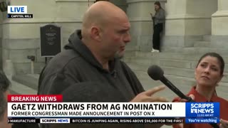 John Fetterman reacts to Matt Gaetz's announcement