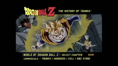 History of Trunks DVD Menu