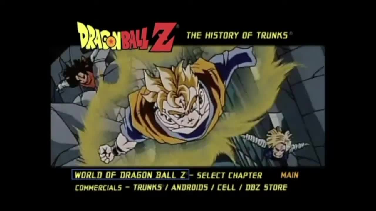History of Trunks DVD Menu