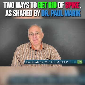 Two Ways to Get Rid of Spike, by ICU Physician Dr. Paul Marik