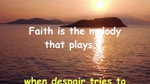 Faith - Unseen Assurance