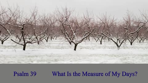 Psalm 39 - ESV Audio