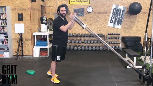 2 Arm Landmine Push Press