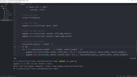 Making Car game using Python 🎮
