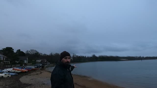 going to do a night hike along river hamble . GoPro