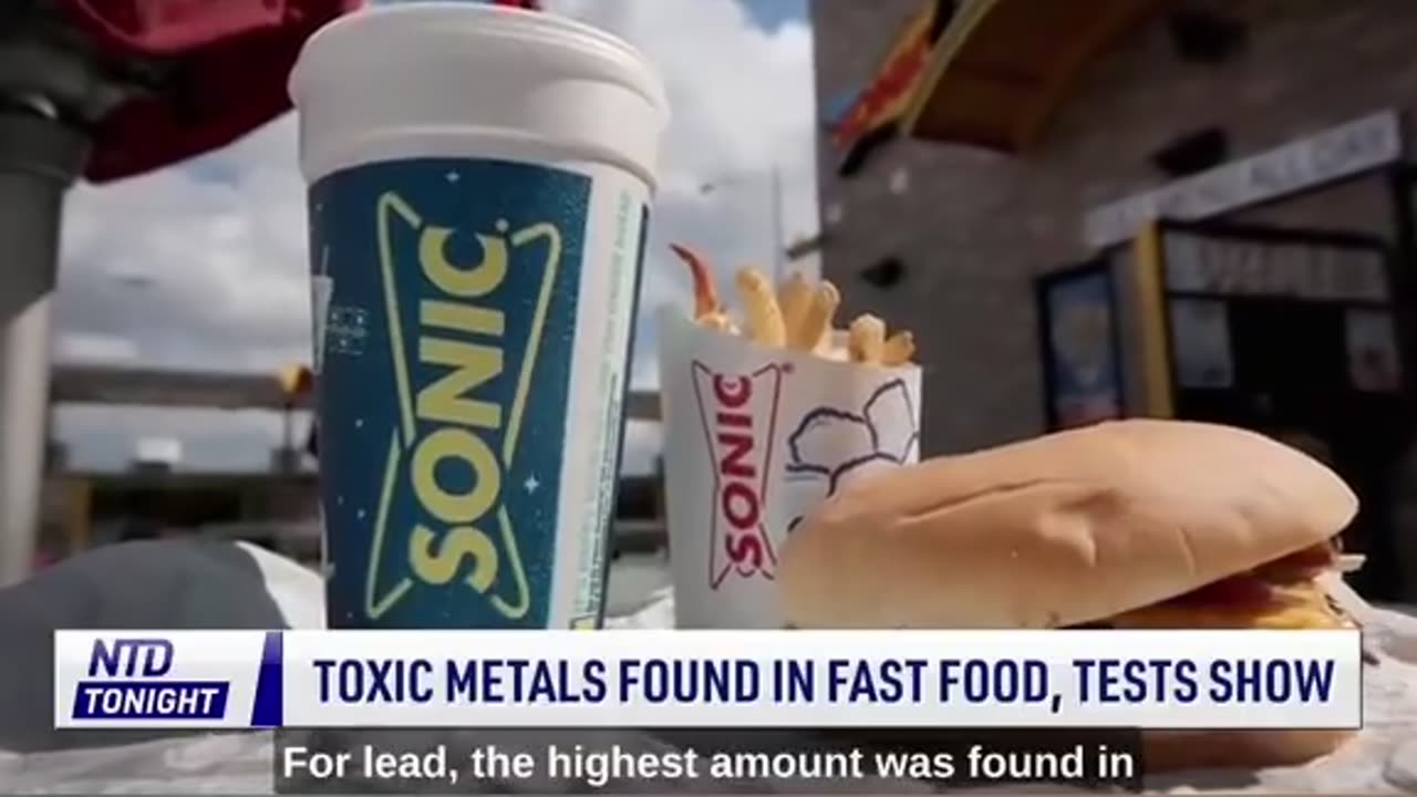 Toxic metals found in fast food