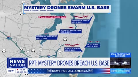 Mystery drones fly over US base | News Now
