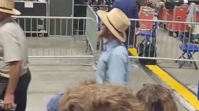 Amish Show Their Support For Trump At Rally