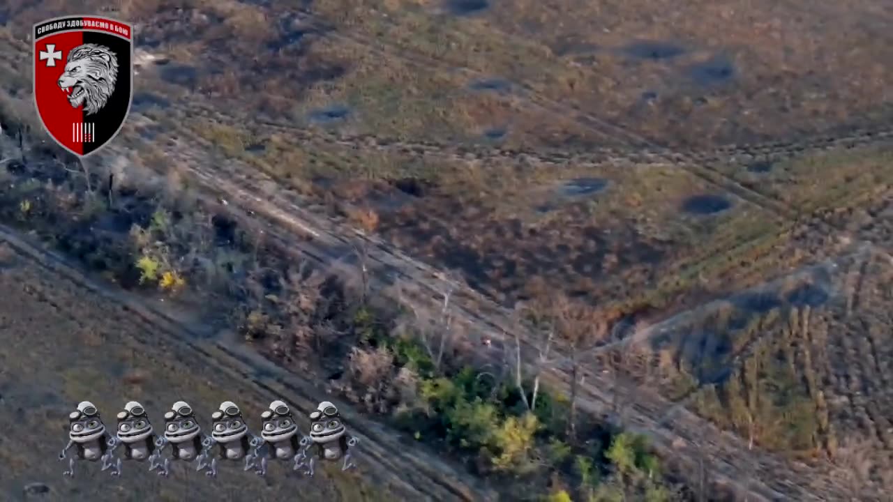 Banzai attack by six Russian motorized assault vehicles on the positions of the 63rd brigade of the AFU