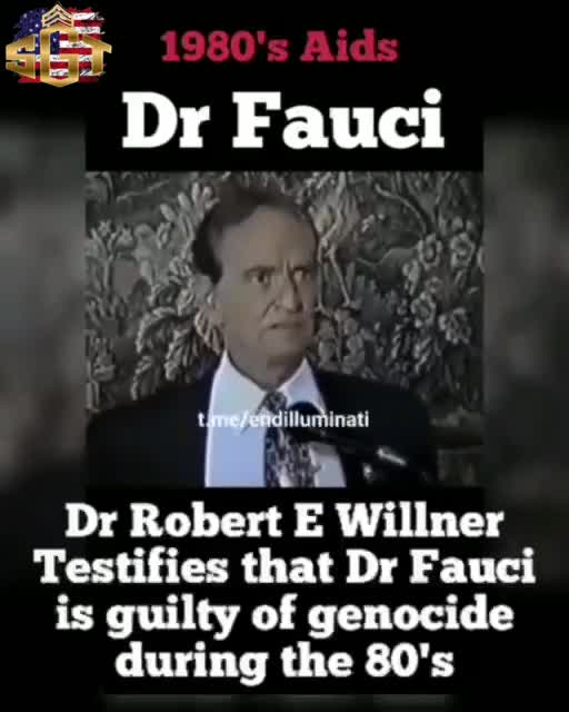 ⚠️Dr. Robert Willner testifies that Fauci is guilty of genocide during the 80’s