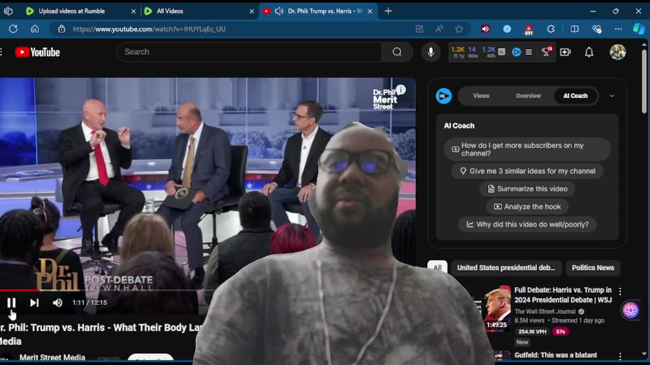 Carrington S. Scott Watches Dr. Phil: Trump vs. Harris