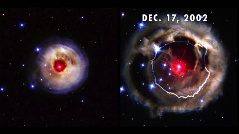 Sonification of V838 Monocerotis Light Echo